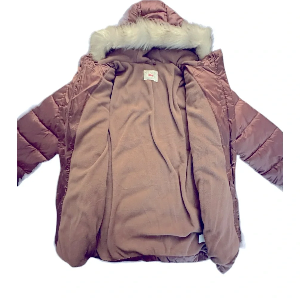 Children’s Place | Big Girls Rose/Pink Puffer Coat | Size XL (14) | NWOT NEW